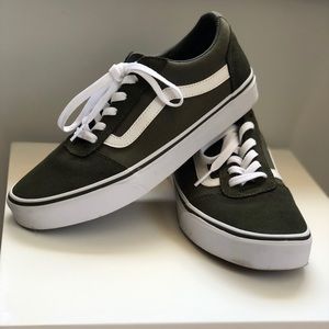 Green Vans for Sale! $30 only worn once!